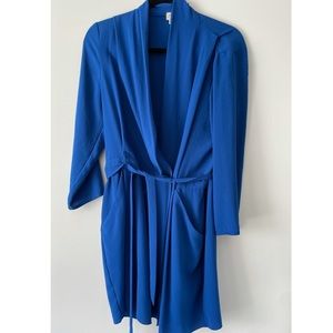 Wilfred Blue Wrap Dress